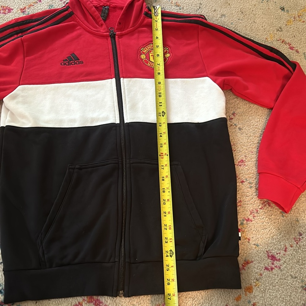 Manchester United Adidas Zip-up Hoodie. Men’s M